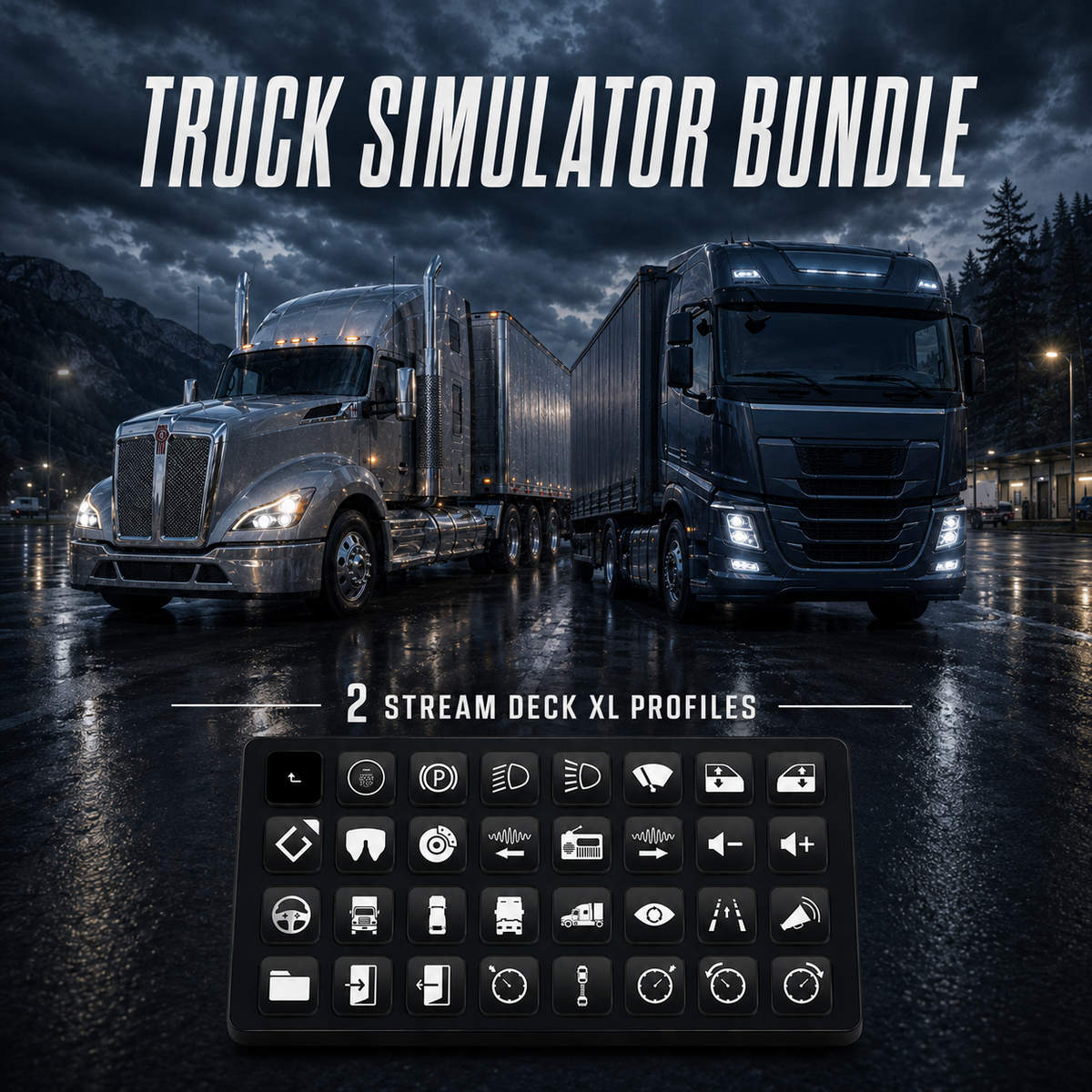 Truck Simulator Stream Deck Bundle (ATS + ETS2) – Steven Cannell Creative
