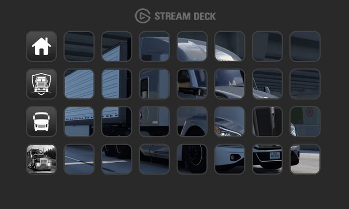 American Truck Simulator Stream Deck XL Profile – Steven Cannell Creative