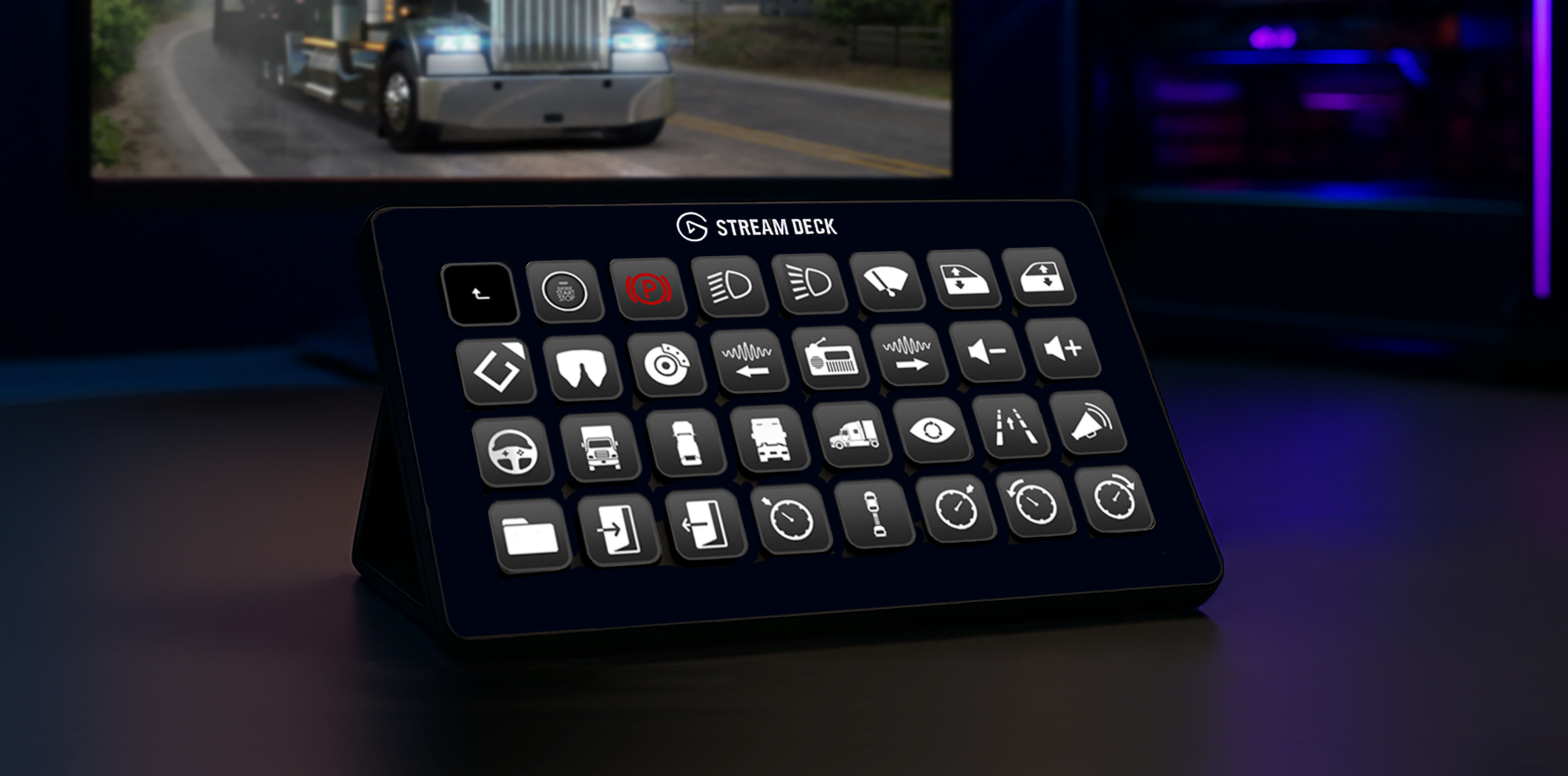 ATS Stream Deck XL Profile by Steven Cannell Creative