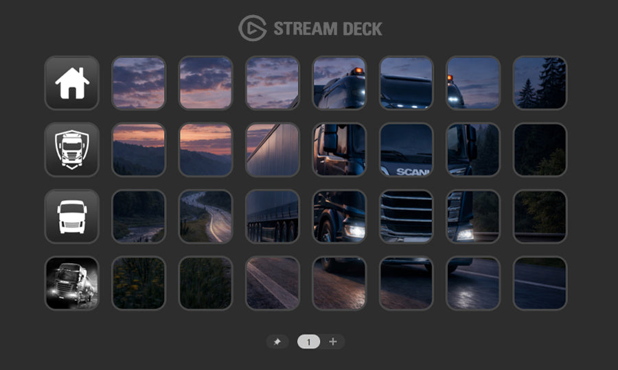 Euro Truck Simulator 2 Stream Deck Profile