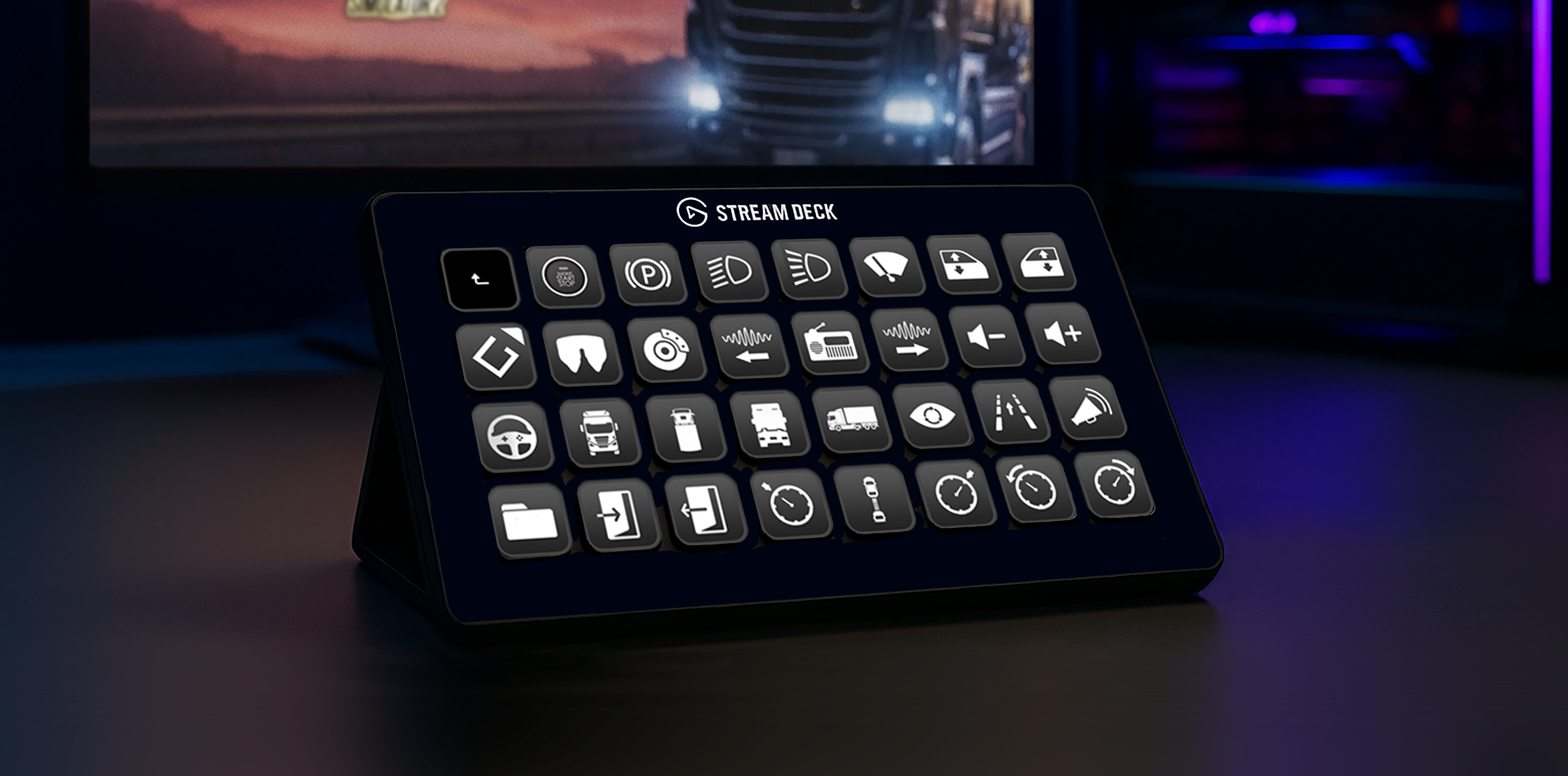 ETS2 Stream Deck Profile by Steven Cannell Creative